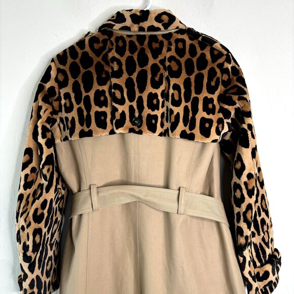 Burberry Prorsum Mink Leather Trench Coat - Picture 9 of 15